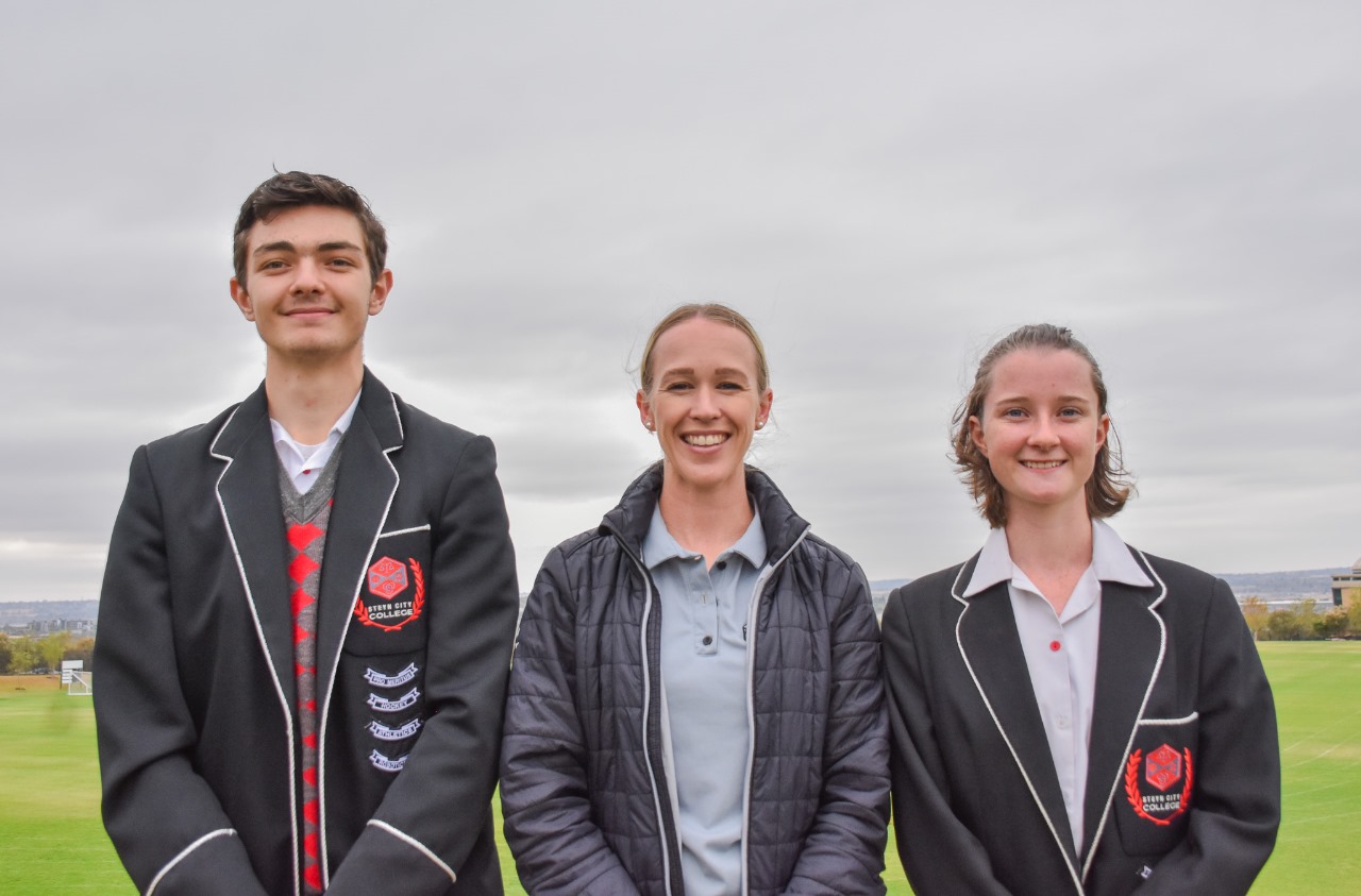 Steyn City School: Zandre Moorcroft, Joshua Smith & Amy Gear