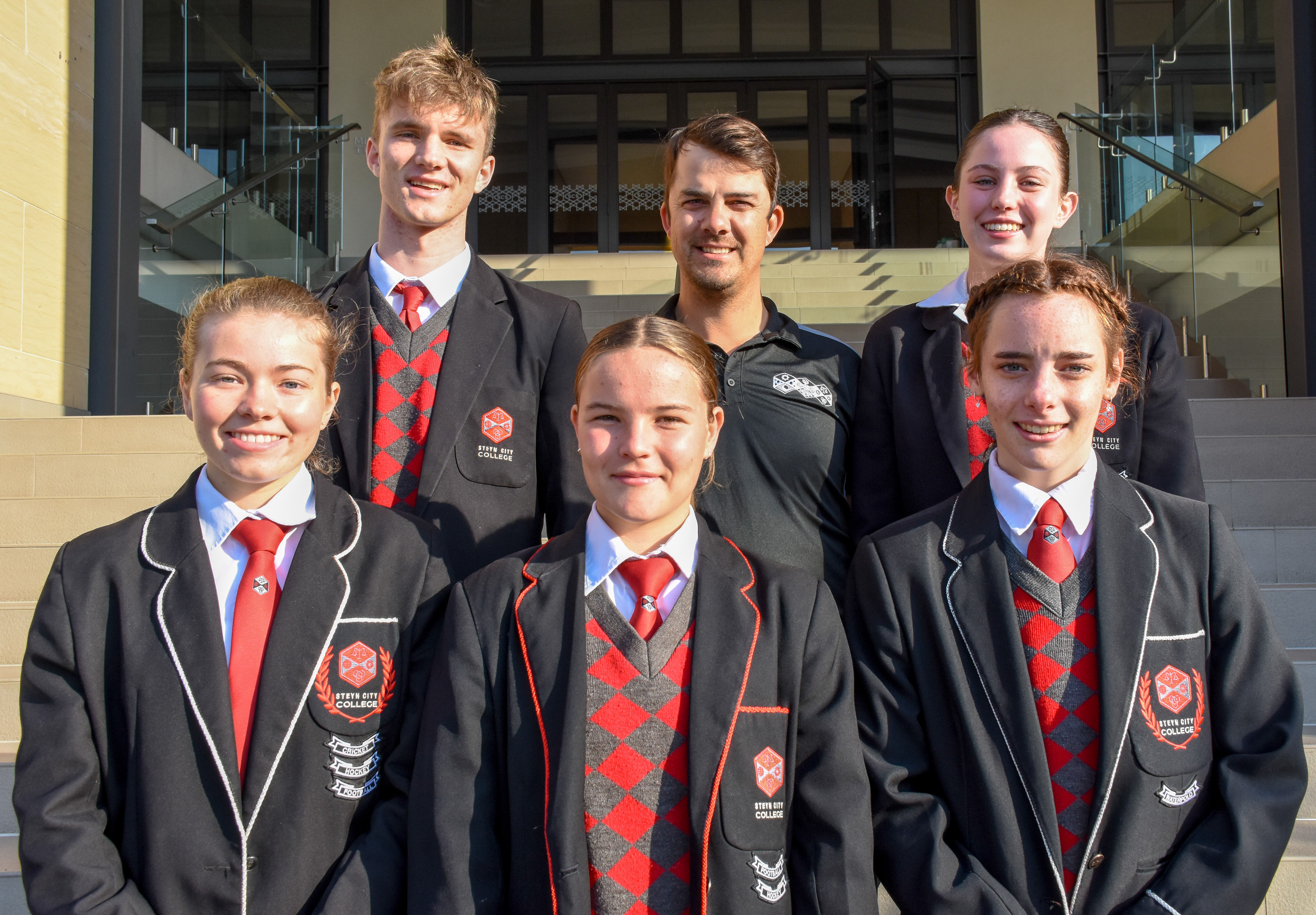 Steyn City College: AJ Rudman, Alyssa Schumacher, Emily Basel, Janelle Lombard, Randal Cunningham, Josslyn Potgieter