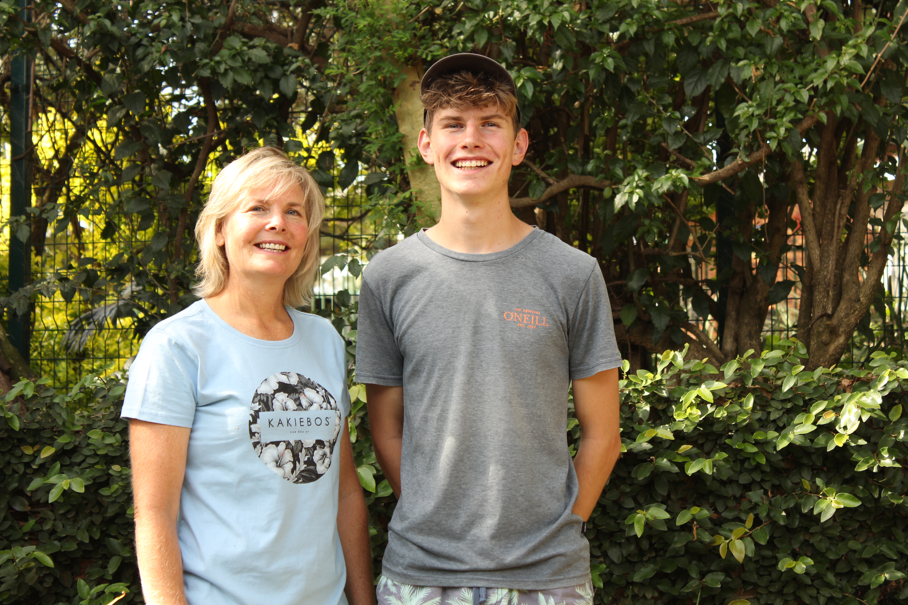 Jeannie and Phillip  (17 years old) Scheepers