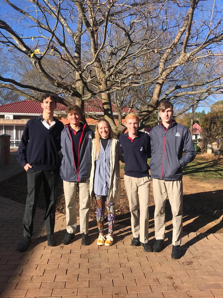 Michaelhouse Boys School: Theo Apteker, Ben Cheales, Lieschen Harrison, Damian Watson, Lucien Baldry